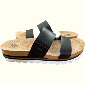 Reef Cushion Vista Hi Slide Sandals Sz. 10